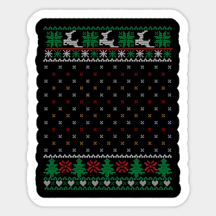 ugly sweater Sticker